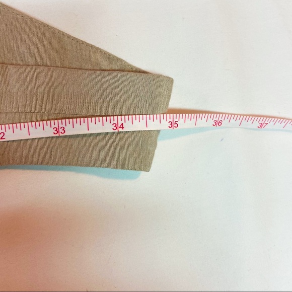 The Limited vintage khaki tank linen rayon mini dress - Picture 8 of 8